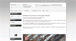 Desktop Screenshot of coutellerie-harpignies.com